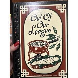 Out Of Our League Hardcover Spiral Bound 1981 4th Printing